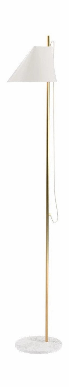 Louis Poulsen Yuh Floor Lamp, Brass/White garden LED light