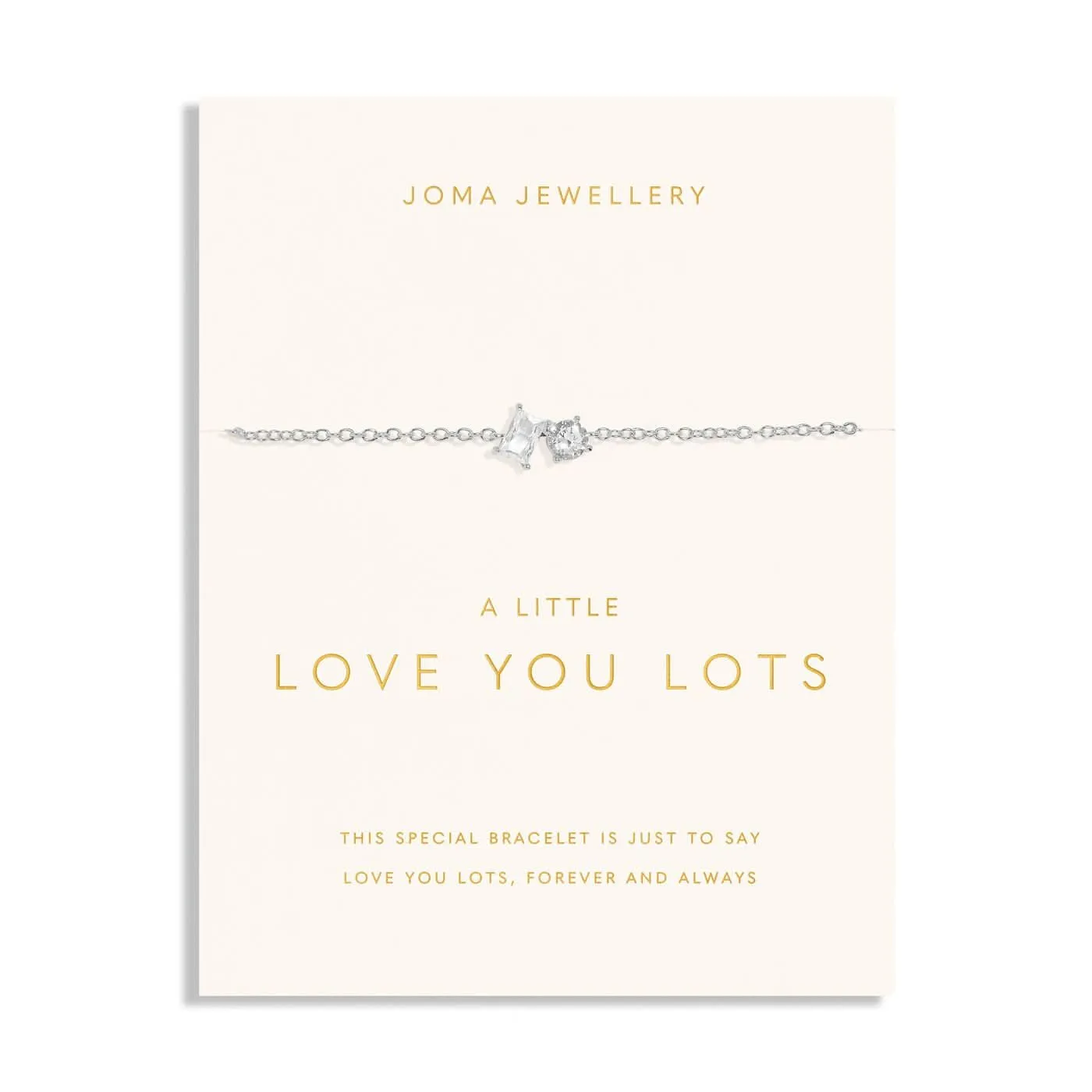 Love You Lots Love You Lots Silver Plated Bracelet 7705 Joma Jewellery