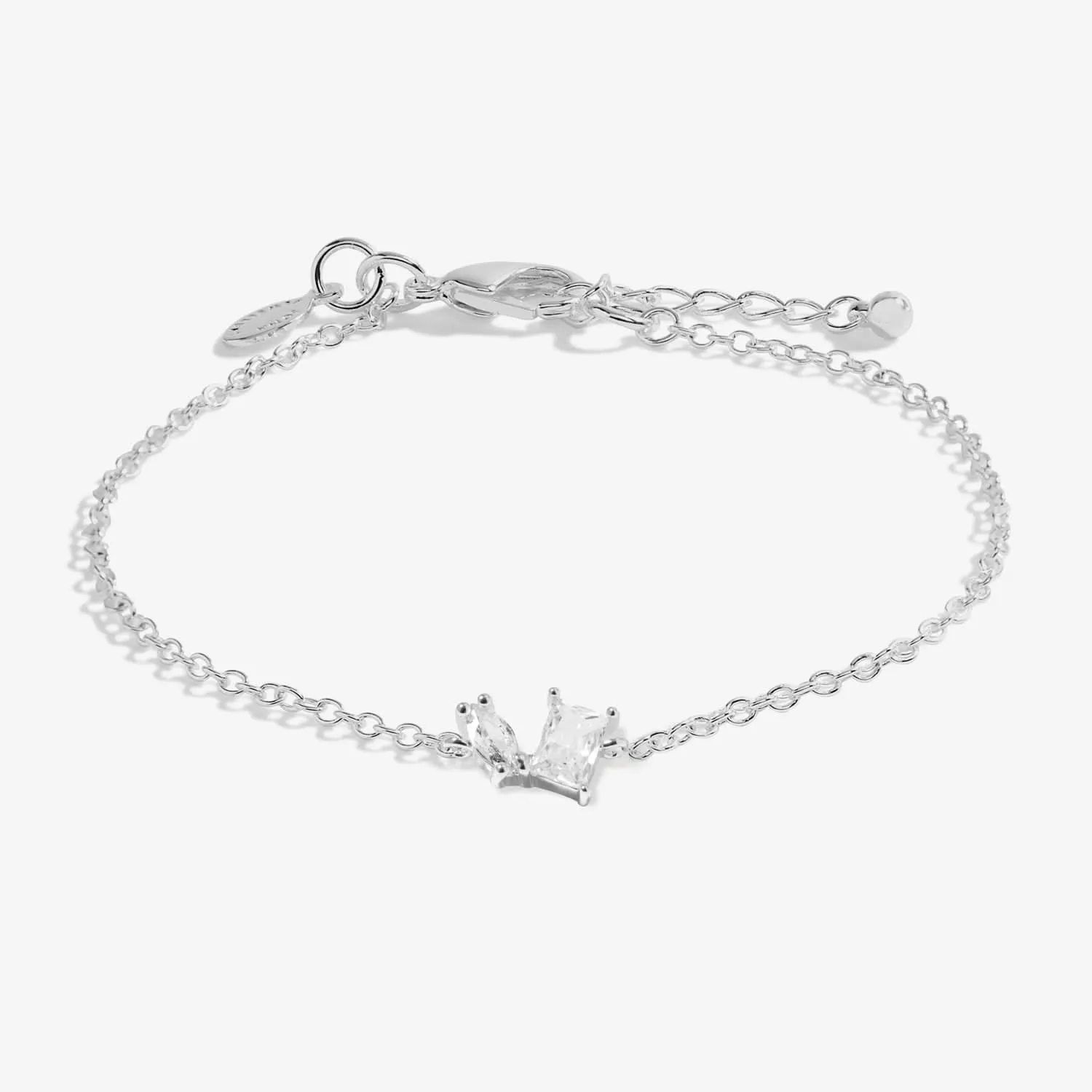 Love You Lots Love You Sister Silver Plated Bracelet 7701 Joma Jewellery