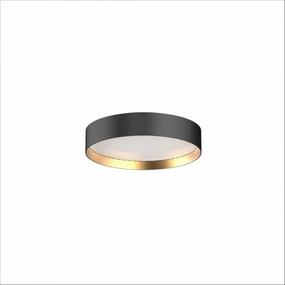 LUCIA PLAFOND 35 SORT/GULD ceramic table lamp