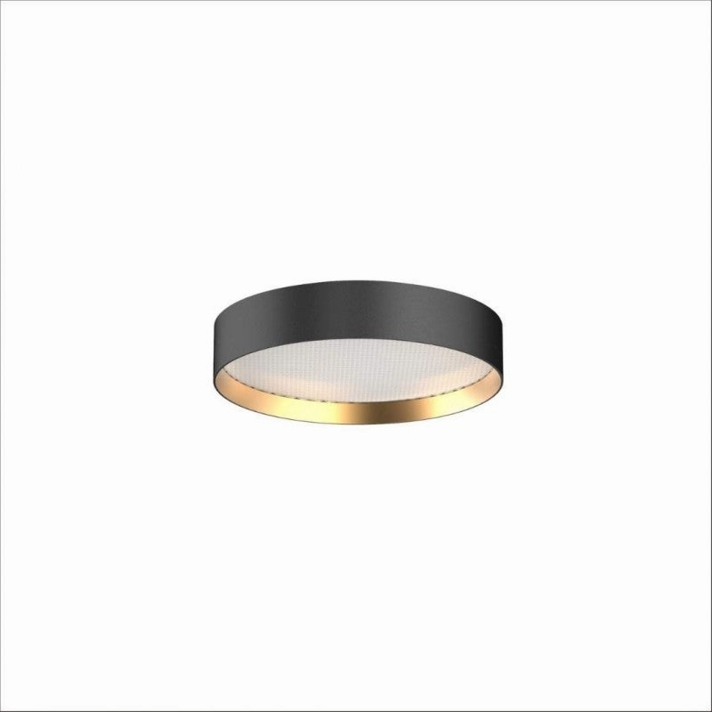 LUCIA PLAFOND 35 SORT/GULD ceramic table lamp