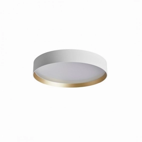 LUCIA PLAFOND 45 HVID/GULD ceramic table lamp