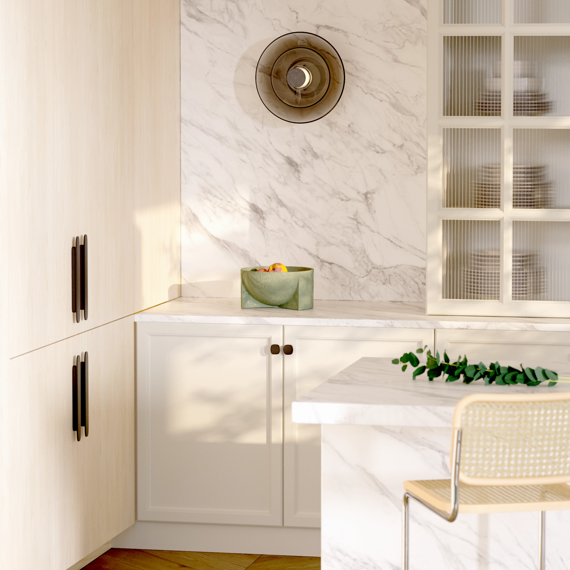 Luna A Disc Sconce