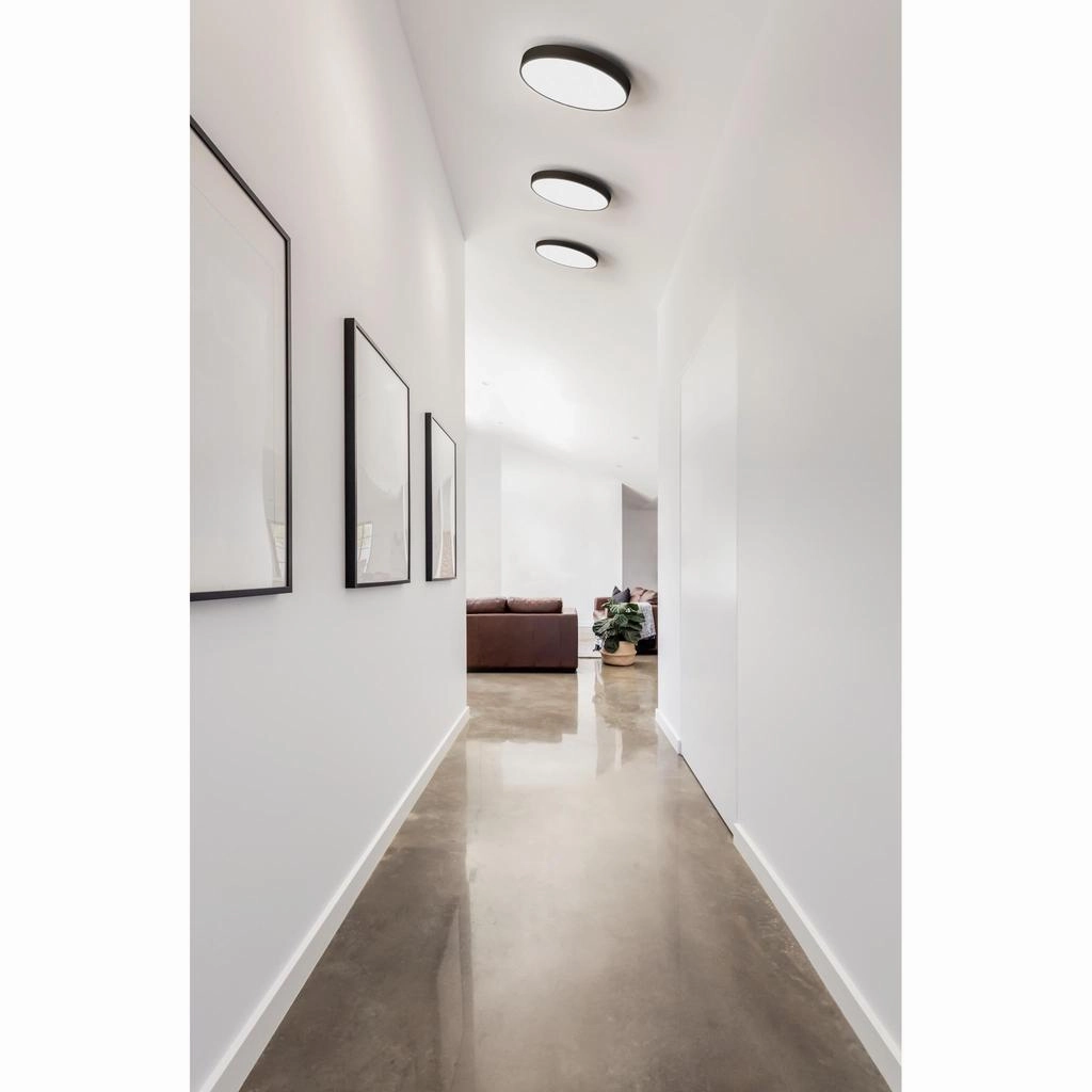 LUNA C450 SORT PLAFOND 3000K