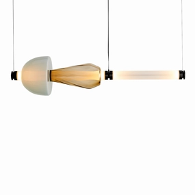 Luna Kaleido 1 Tier Chandelier - B rechargeable bedside light