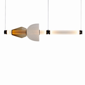 Luna Kaleido 1 Tier Chandelier - E rechargeable bedside light