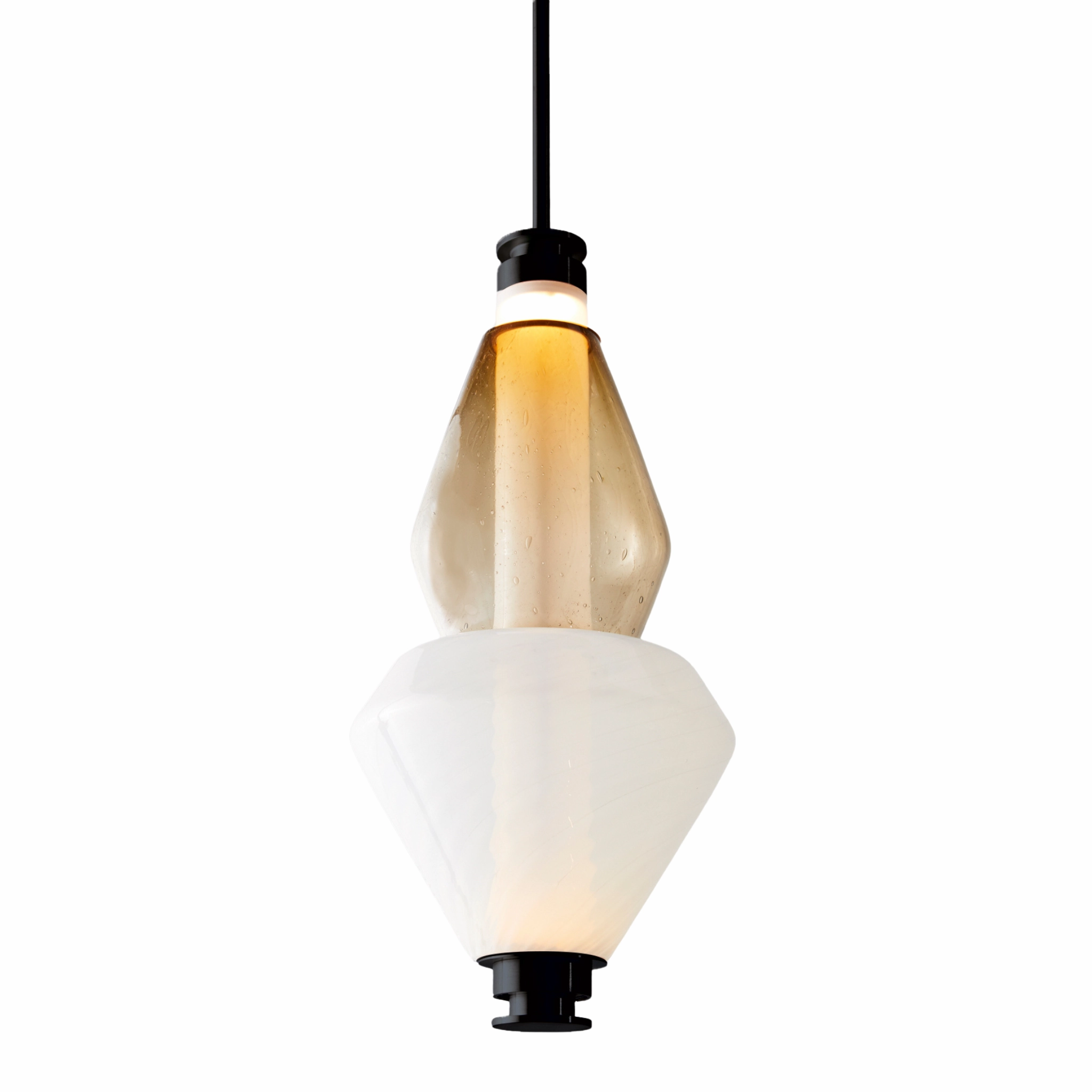 Luna Kaleido Small Pendant, Option B rechargeable bedside light