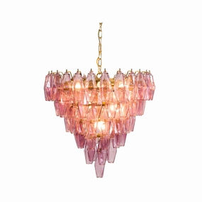 Lunaris Prism Chandelier flowerpot LED lamp