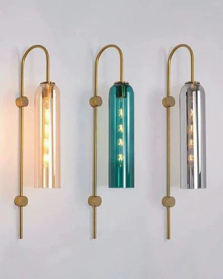 Luxurious Crystal Flute Lampshade Pendant Lights For Home Wall Decoration ( Silver Glass)
