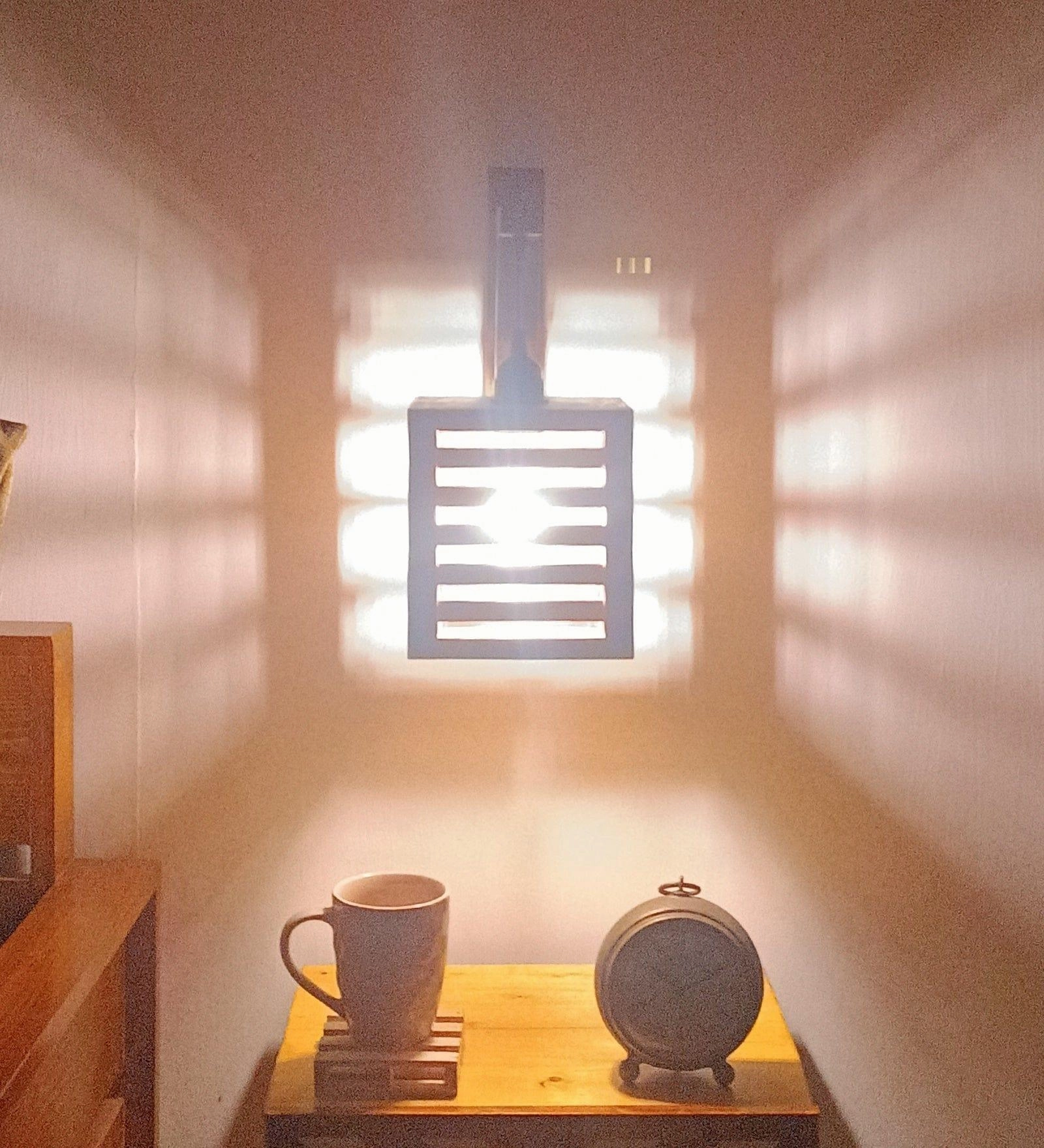 Lyon L Brown Wooden Wall Light (BULB NOT INCLUDED)