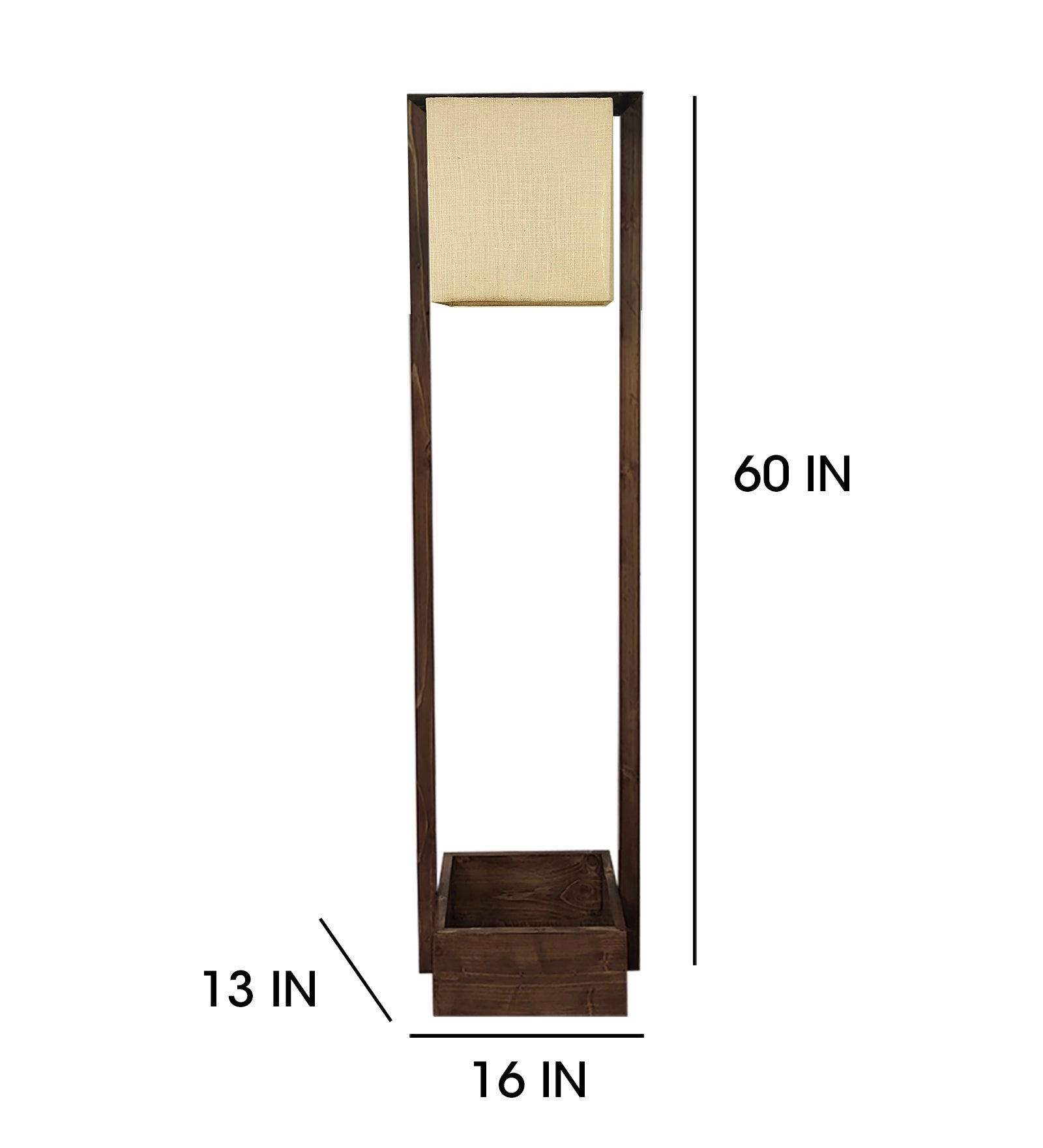 Lyon Wooden Floor Lamp