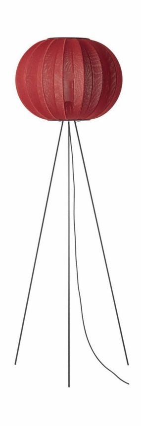 Made By Hand Knit Wit 45 Round Floor Lamp High, Maple Red garden LED light