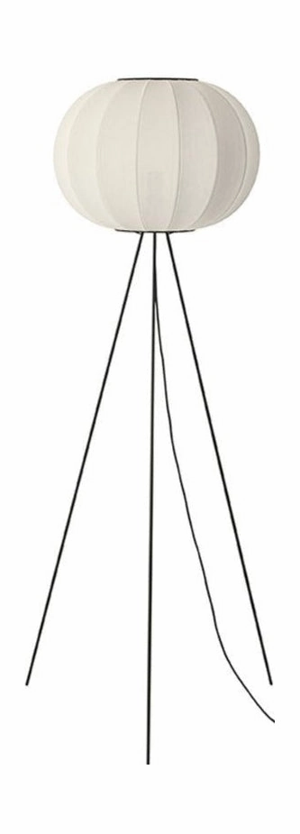 Made By Hand Knit Wit 45 Round Floor Lamp High, Pearl White garden LED light
