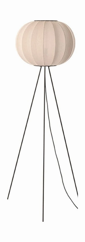 Made By Hand Knit Wit 45 Round Floor Lamp High, Sand Stone garden LED light