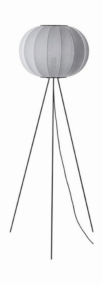 Made By Hand Knit Wit 45 Round Floor Lamp High, Silver garden LED light