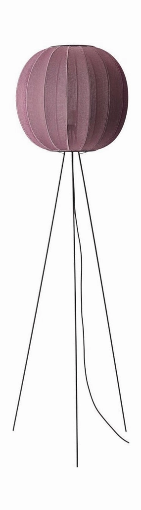 Made By Hand Knit Wit 60 Round Floor Lamp High, Burgundy garden LED light