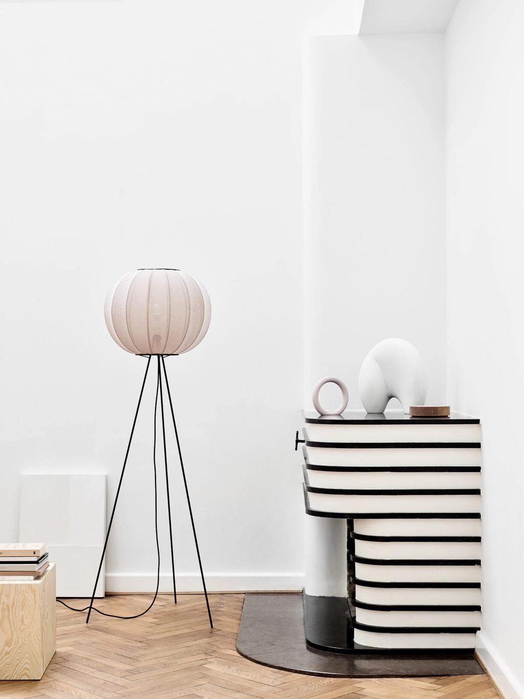 Made By Hand Knit Wit 60 Round Floor Lamp High, Burgundy
