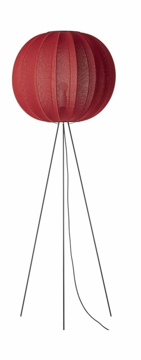 Made By Hand Knit Wit 60 Round Floor Lamp High, Maple Red garden LED light