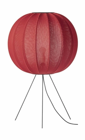 Made By Hand Knit Wit 60 Round Floor Lamp Medium, Maple Red garden LED light