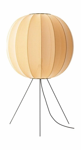 Made By Hand Knit Wit 60 Round Floor Lamp Medium, Seaweed garden LED light