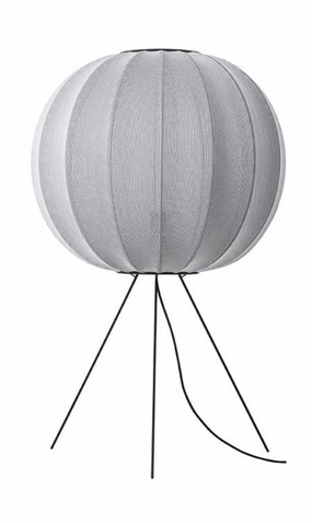 Made By Hand Knit Wit 60 Round Floor Lamp Medium,Silver garden LED light