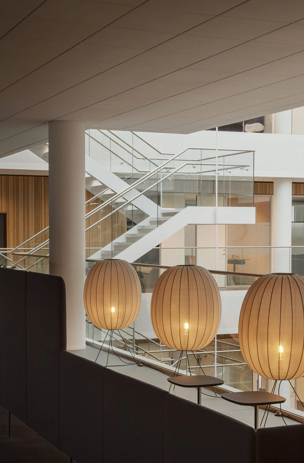Made By Hand Knit Wit 65 High Oval Floor Lamp Medium, Seaweed