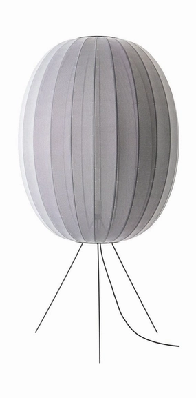 Made By Hand Knit Wit 65 High Oval Floor Lamp Medium,Silver garden LED light