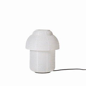 Made By Hand Papier Table Lamp 30 Double Table, White designer outdoor lamp
