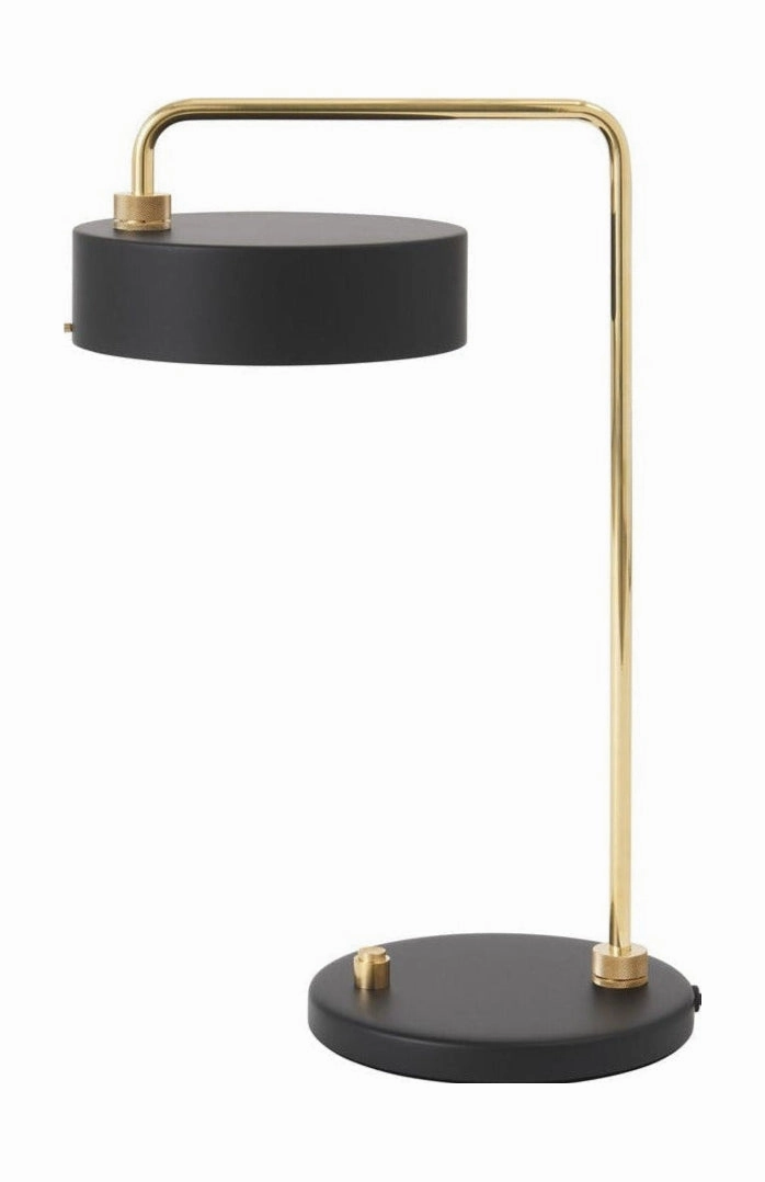 Made By Hand Petite Machine Table Lamp H: 52, Black designer outdoor lamp