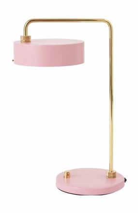 Made By Hand Petite Machine Table Lamp H: 52, Light Pink designer outdoor lamp