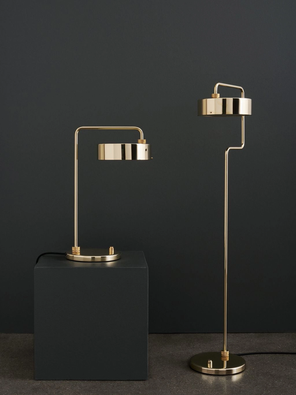 Made By Hand Petite Machine Table Lamp H: 52, Oyster White