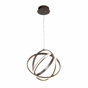Magic 3 Light Satin Nickel LED Gyro Ceiling Pendant Searchlight minimalist ceiling light