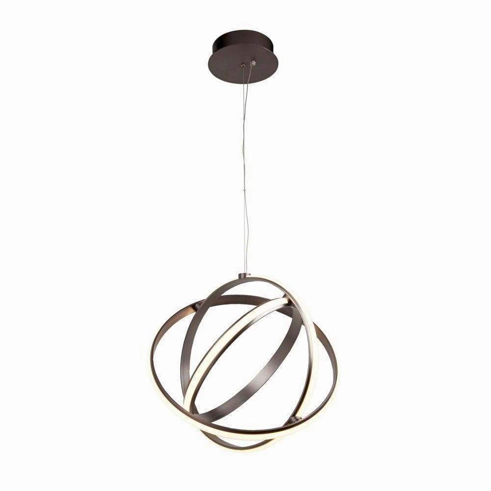 Magic 3 Light Satin Nickel LED Gyro Ceiling Pendant Searchlight minimalist ceiling light