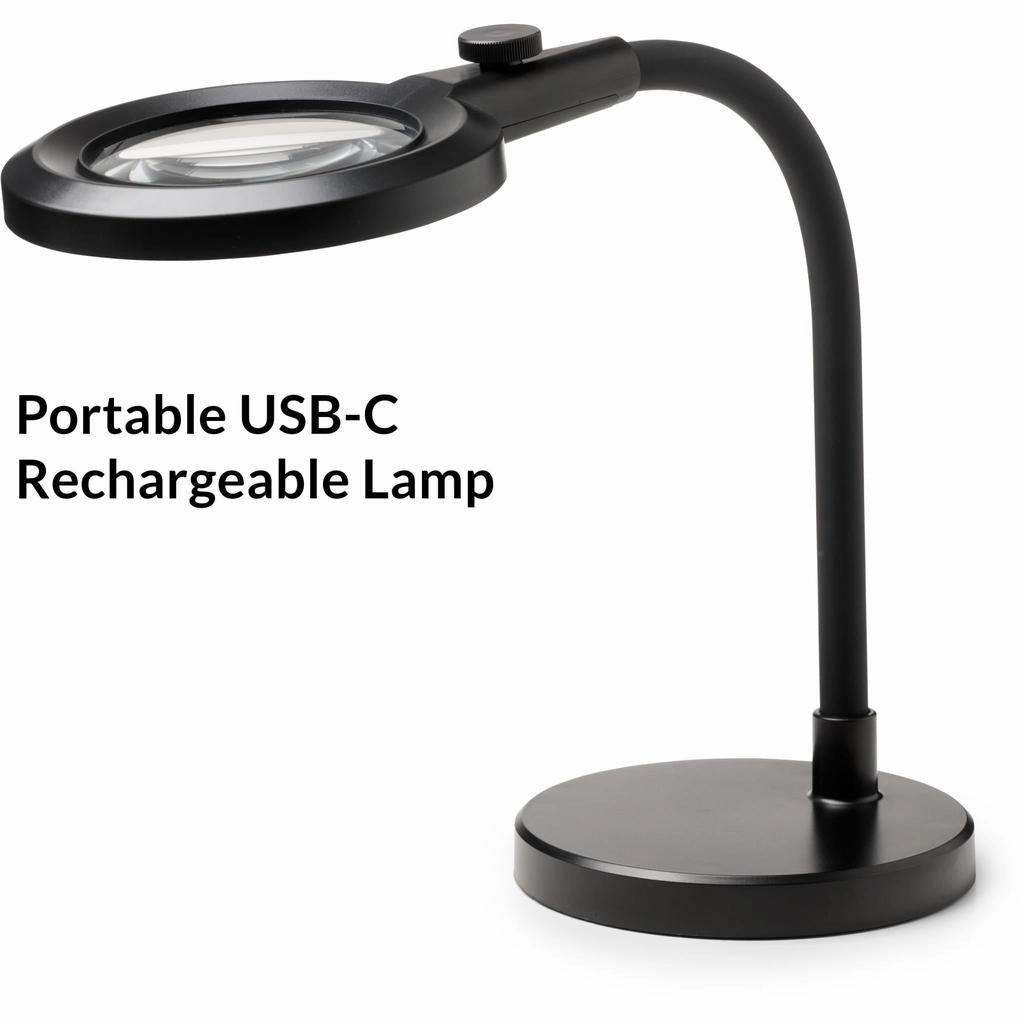 MAGNI LUP CHARGE PORTABLE BORDLAMPE SORT