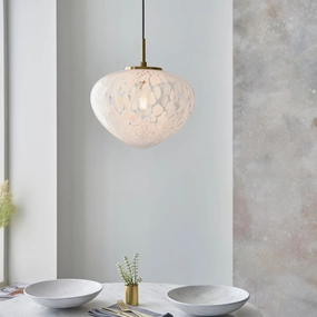 Mali Art Deco Ceiling Pendant Light With Confetti Glass minimalist ceiling light