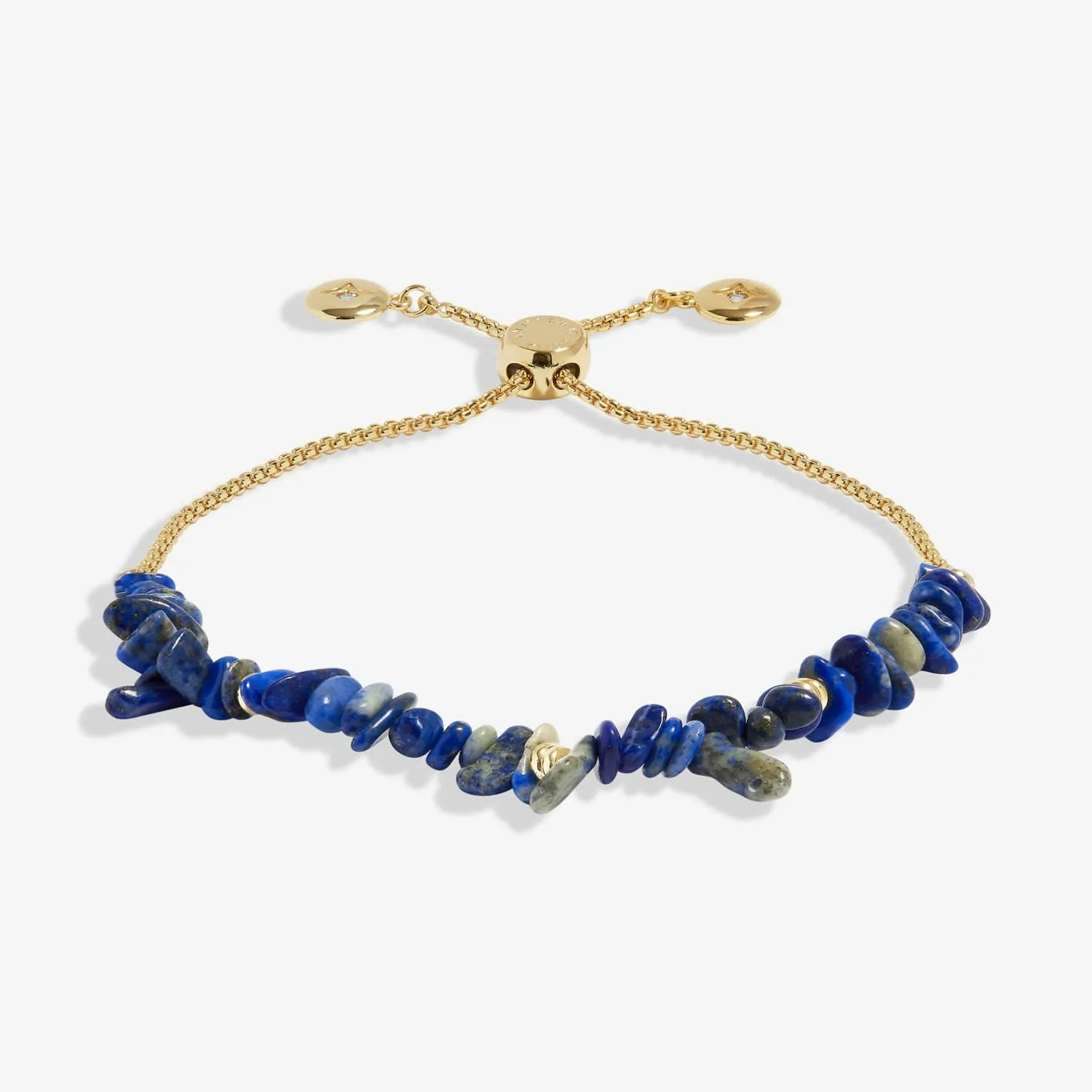 Manifestones Lapis Lazuli Gold Plated Bracelet 7447 Joma Jewellery
