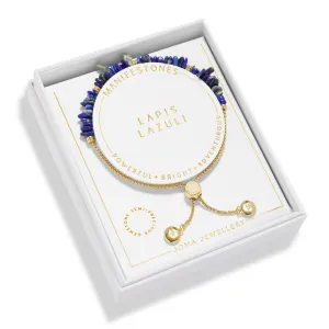 Manifestones Lapis Lazuli Gold Plated Bracelet 7447 Joma Jewellery