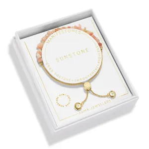 Manifestones Sunstone Gold Plated Bracelet 7448 Joma Jewellery