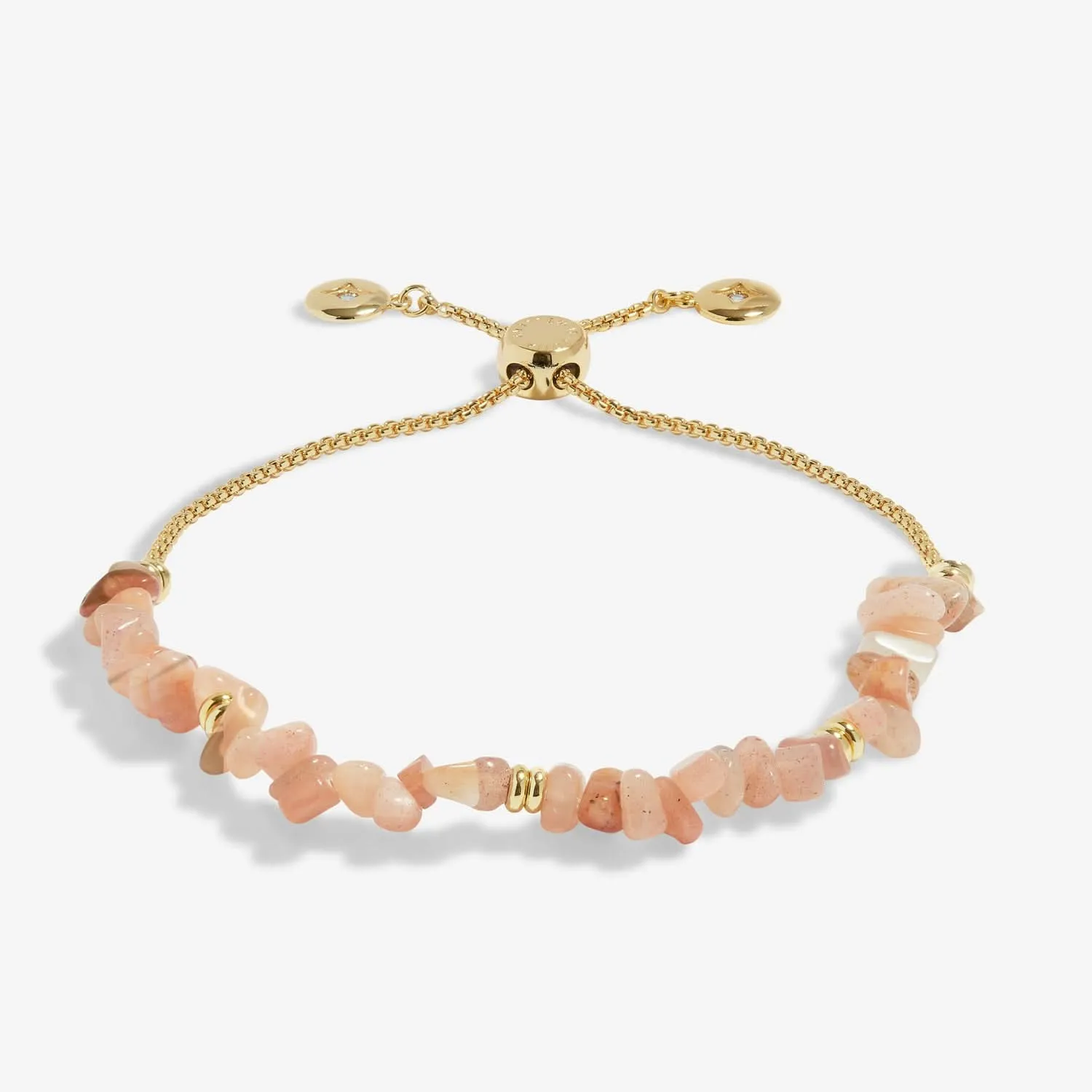 Manifestones Sunstone Gold Plated Bracelet 7448 Joma Jewellery