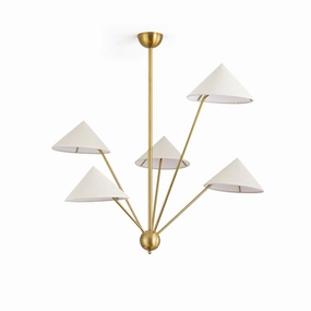 Mantis Fabric Chandelier flowerpot LED lamp
