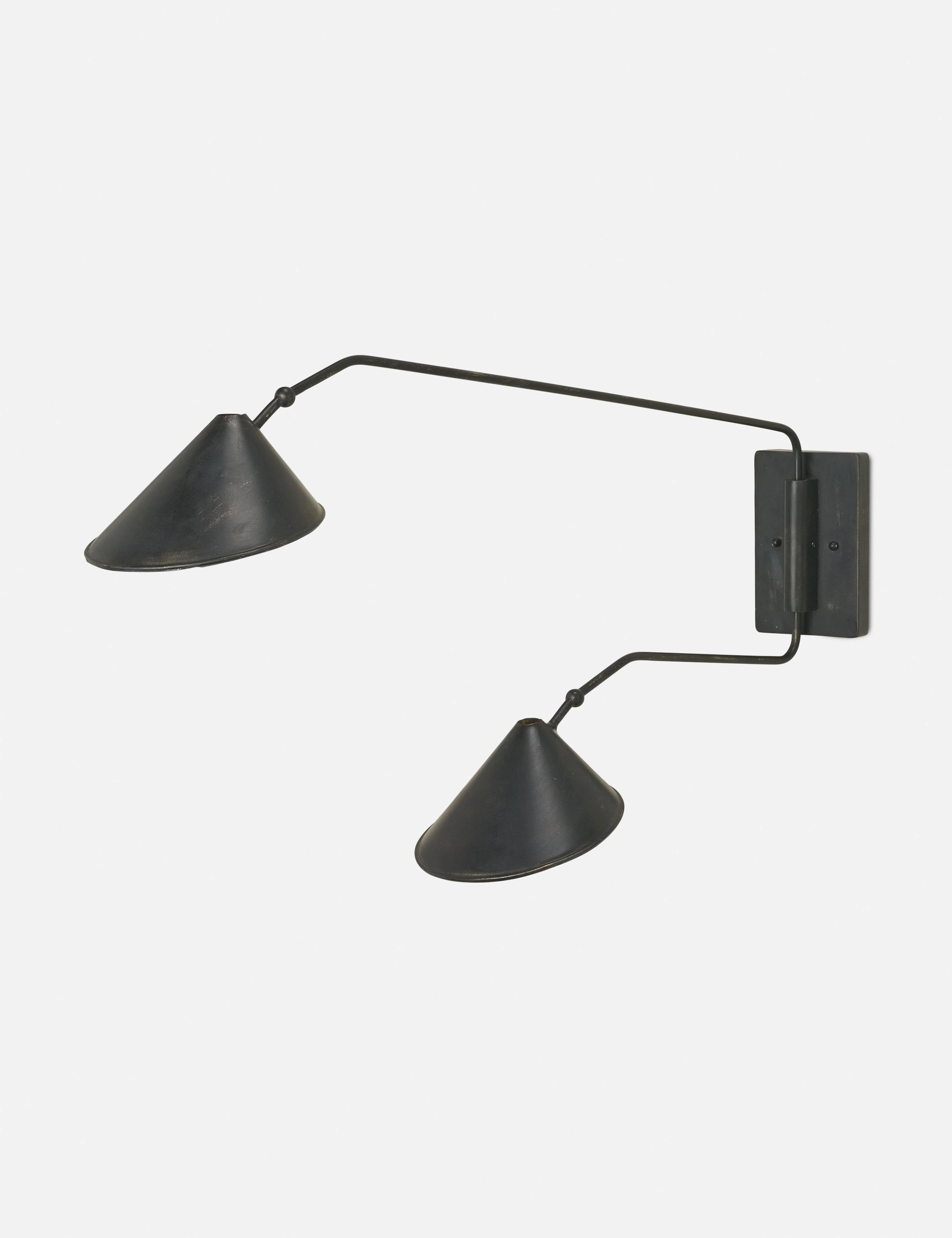 Marca Adjustable Double Sconce minimalist reading light