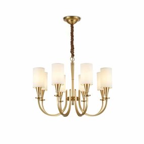 Mason Chandelier flowerpot LED lamp