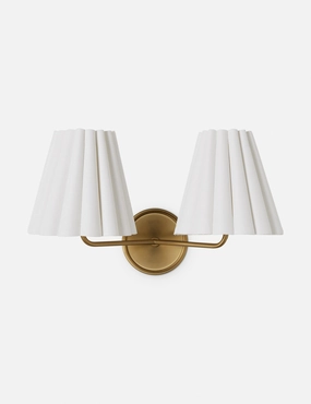 Matthews Double Sconce minimalist reading light