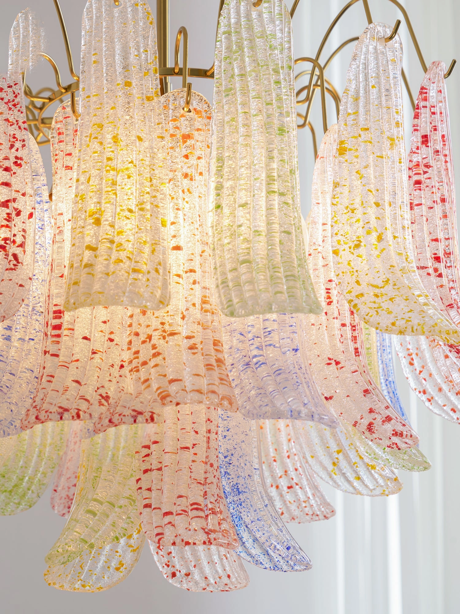 Mazzega Murano Glass Chandelier
