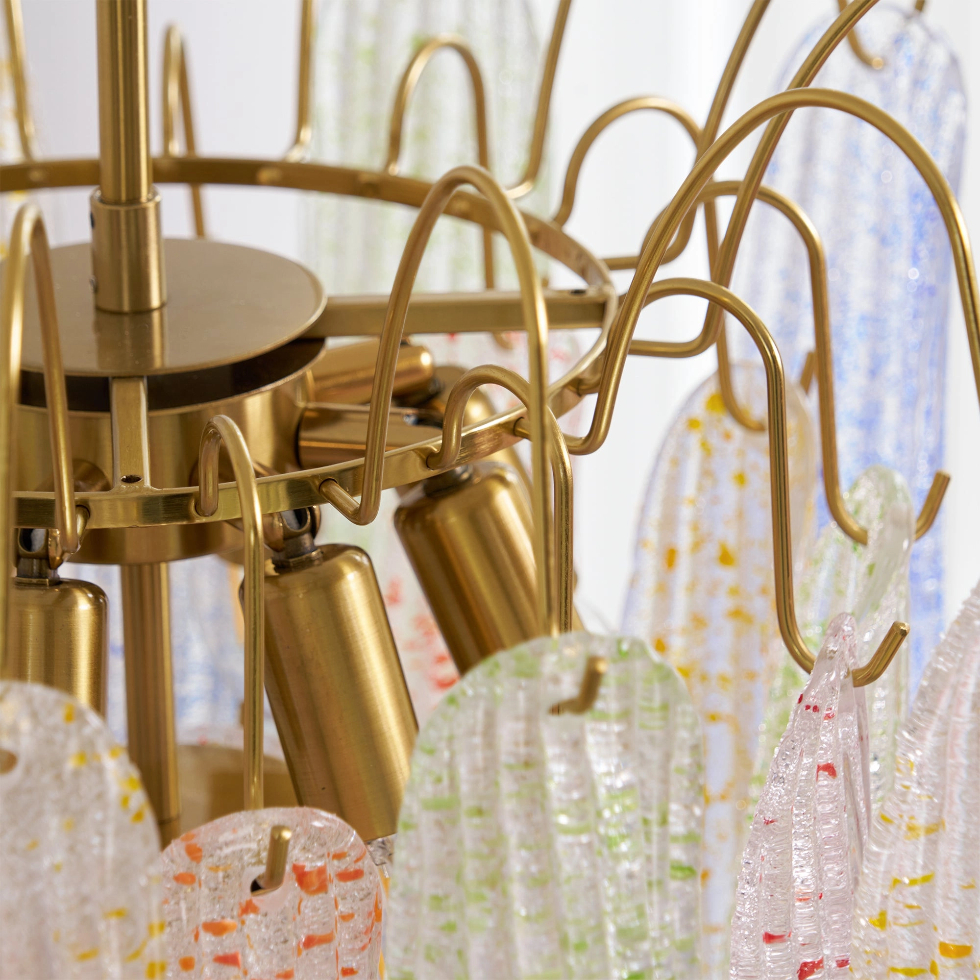 Mazzega Murano Glass Chandelier