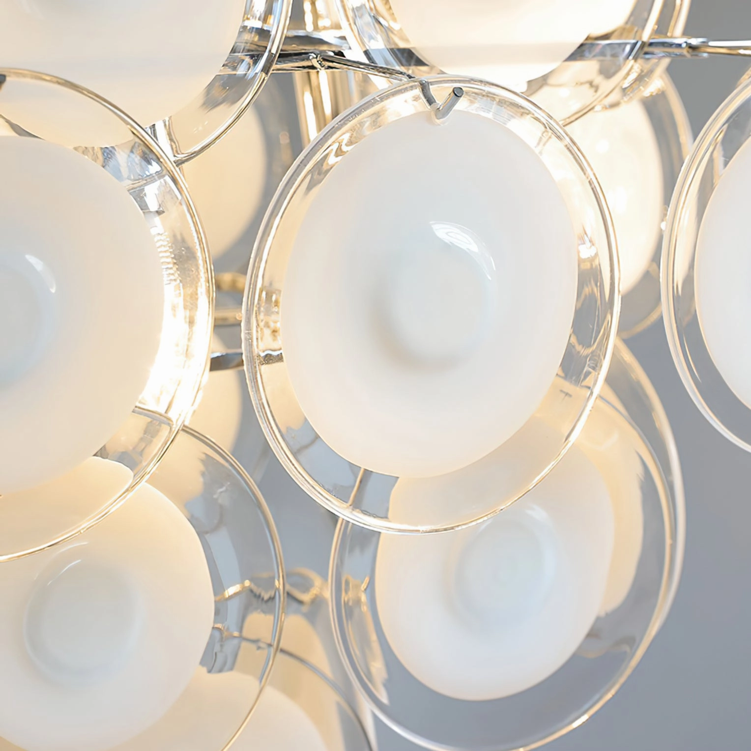 Medallion Glass Chandelier