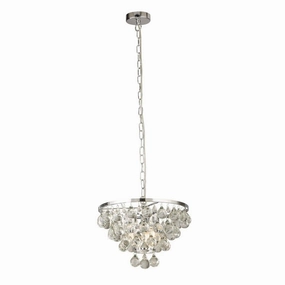 Michelle 4 Light Round Chrome Ceiling Pendant minimalist ceiling light