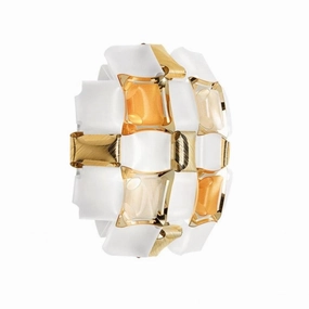 Mida Plafond 32x32 Amber - Loftlampe ceramic table lamp