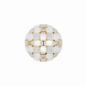 Mida Plafond 50 Hvid/guld - Loftlampe ceramic table lamp