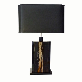 Milano Sahara Noire Marble Table Lamp decorative indoor light